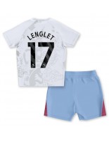 Aston Villa Clement Lenglet #17 Venkovní dres pro děti 2023-24 Krátký Rukáv (+ trenýrky)